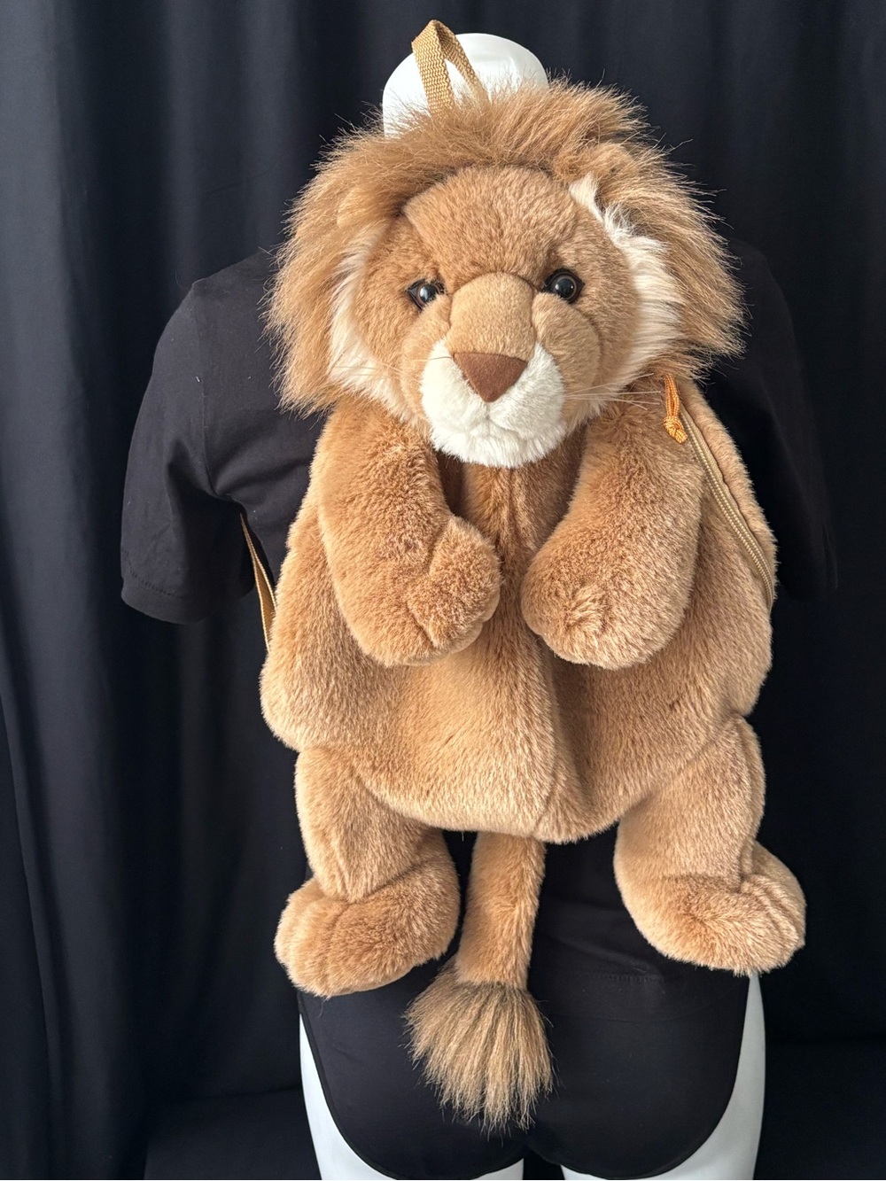 Aurora Plush Lion Backpack Buddies Vintage Goliath Shaggy Stuffed Animal Bag